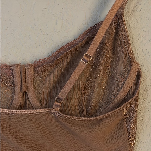 Brown Lace Bodysuit - Picture 8 of 8